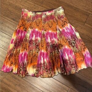 Multi-color junior skirt